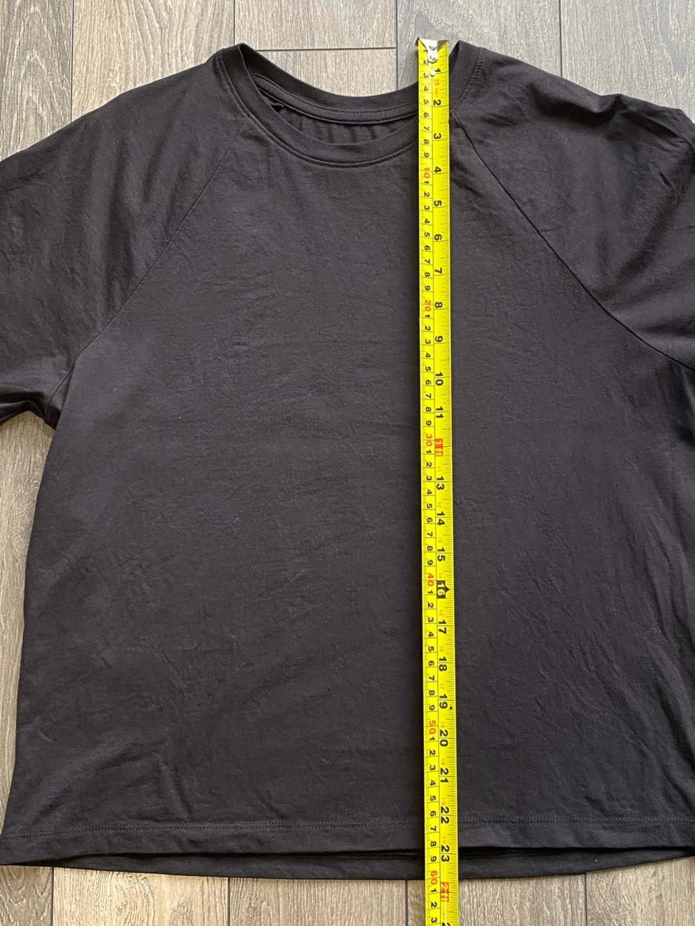 Everlane Oversized Seamed Tee Sz S Black Like New - Picture 6 of 8